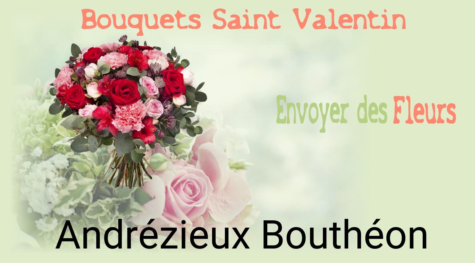Roses de Saint-Valentin livrées à Andrézieux-Bouthéon